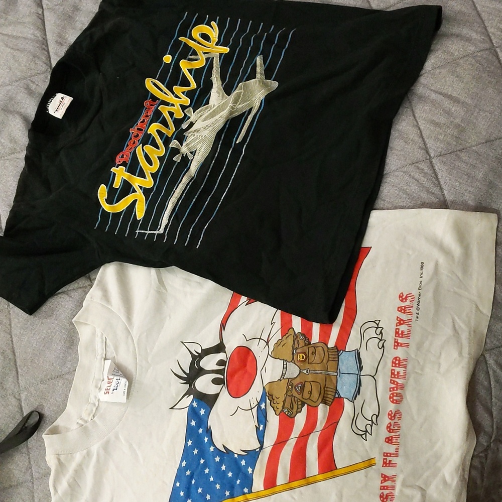 Throw back t shirts .from 1988